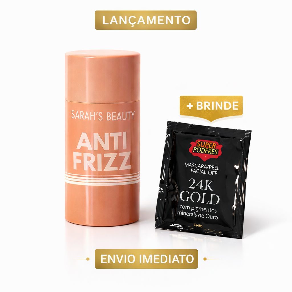 Bastão Anti Frizz Sarah's Beauty | Alinha Seu Cabelo | Ideal Para Penteados | Adultos e Crianças em Oferta na Shopee