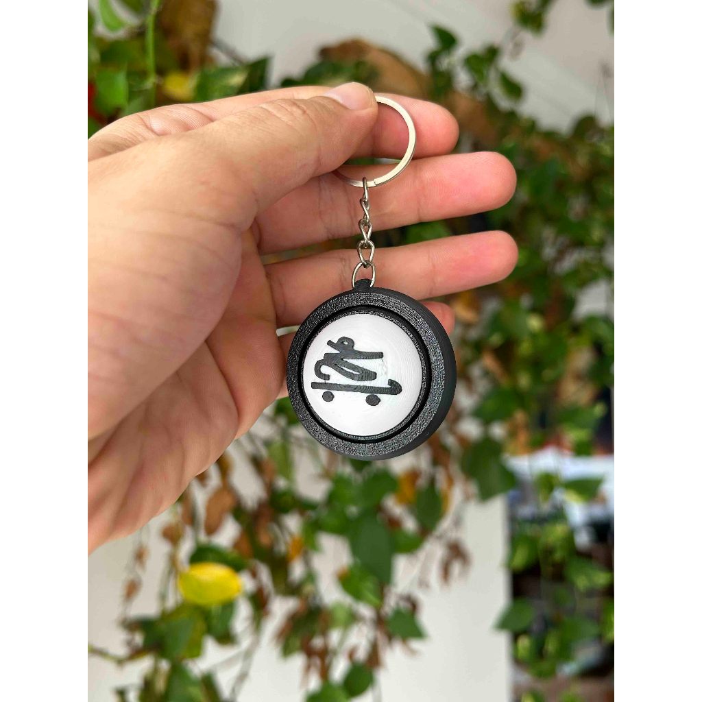 Chaveiro Bola Charlie Brown Jr Spinner Gira - Chaveiro Banda Lembrancinha - fidget - anti stress
