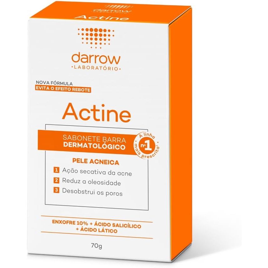Sabonete Em Barra Actine Pele Acneica 70g