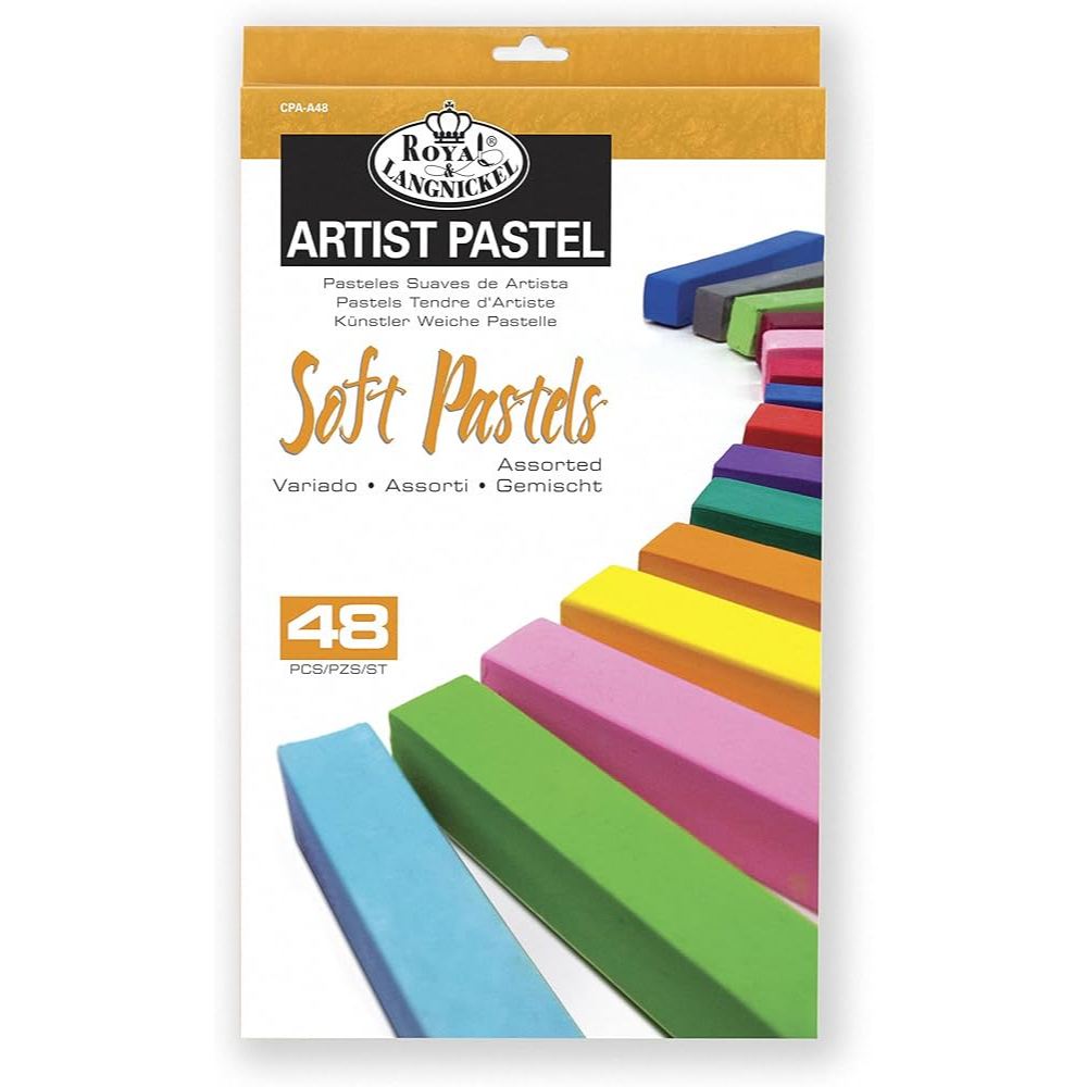 Giz Pastel Seco Royal & Langnickel Soft Pastels 48 Cores
