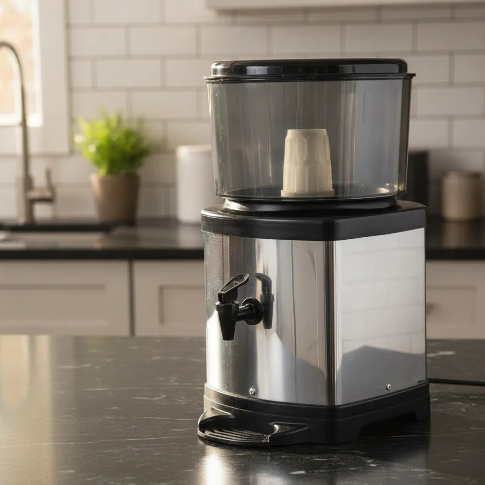 Bebedouro Para Água Filtro Para Água Inox Com Base De Barro 6L em Oferta na Shopee