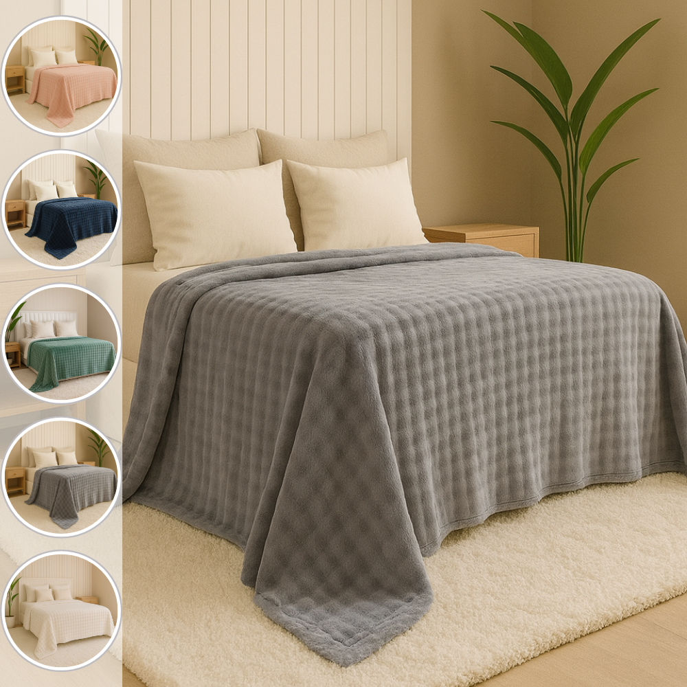 Manta Cobertor Microfibra Casal Queen King Antialérgica Macia Quentinha Conforto Habitat em Oferta na Shopee