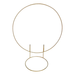 Arco De Mesa Redondo Dourado Festa Bexiga Mini 50cm em Oferta na Shopee