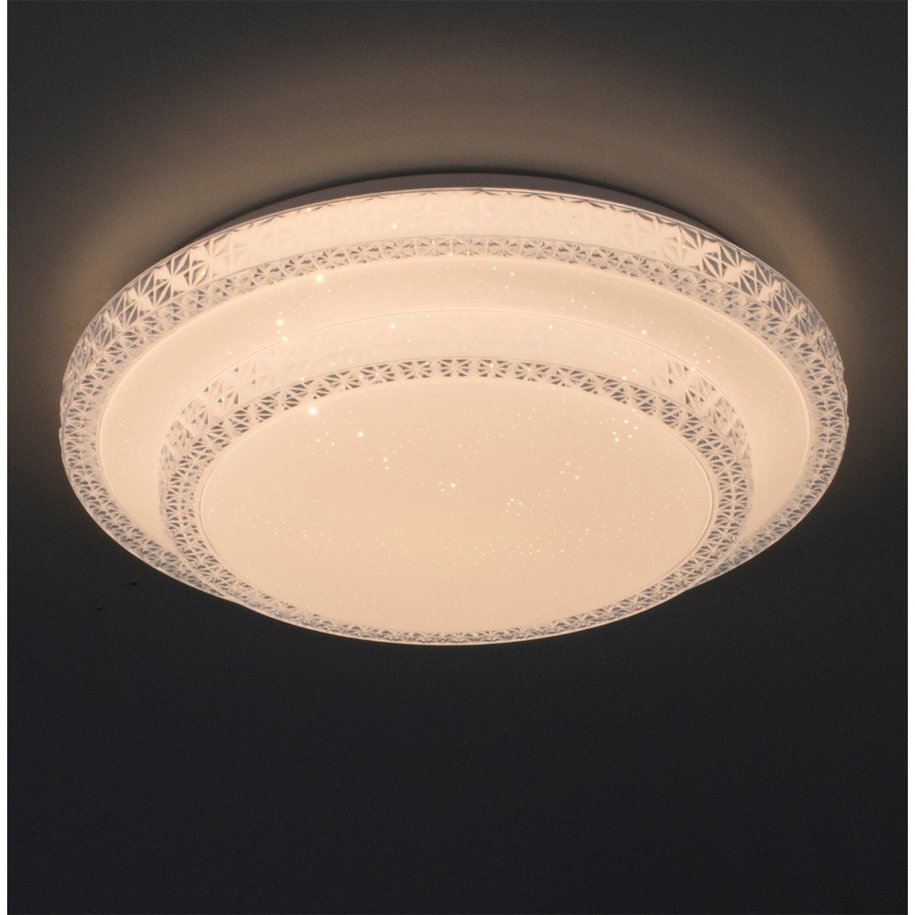 Luminária Plafon Redondo Duplo mod. Brilho