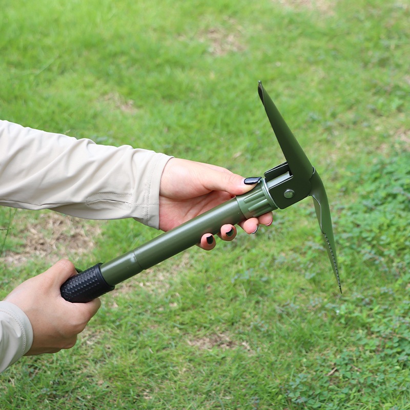 Pá Portátil Militar Dobrável - Multi-função Acampamento e Emergência, Design Ergonômico, Preço Promocional!