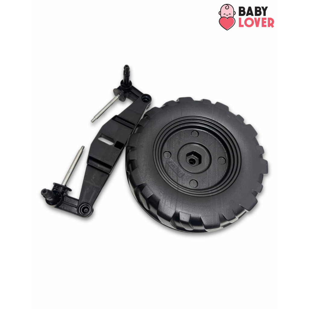 Kit de rodas Dianteira + Eixo Direção Trator Eletrico John Deere Peg Perego