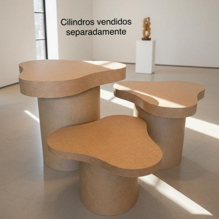 Tampo Ondas Orgânicos Palcos Para Cilindros 3 Pontas Mesa Festa em Oferta na Shopee