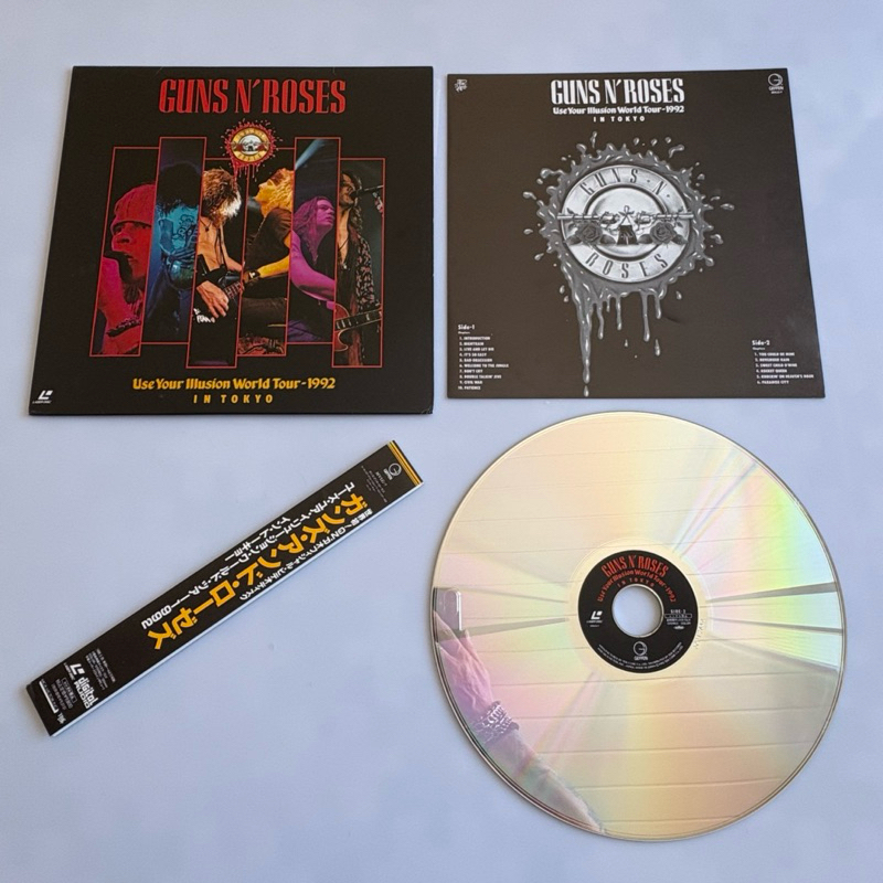 Guns N' Roses In Tokyo Laserdisc Importado Japão Com OBI