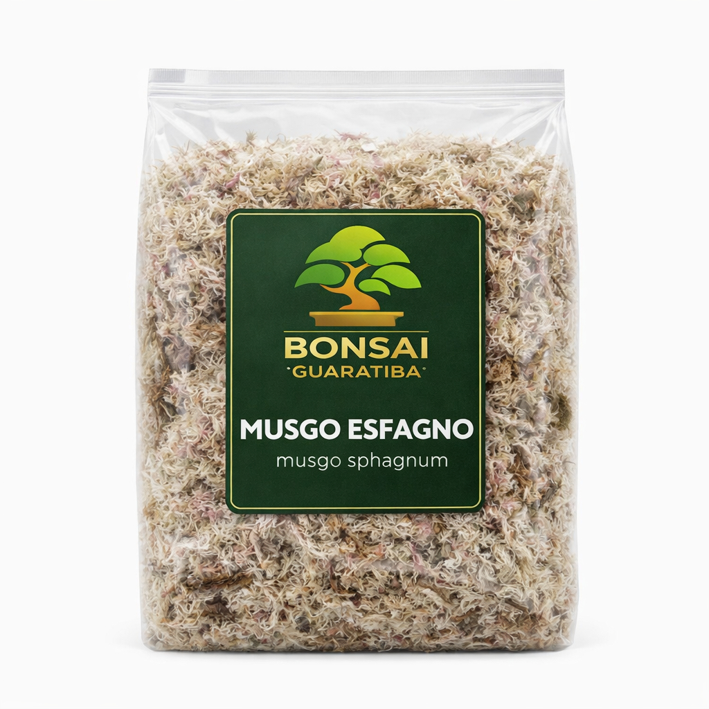 Musgo Sphagnum 100% Natural - Retenção de Umidade, Enraizamento e Substrato para Orquídeas e Plantas Esfagno