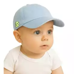 boné bebe infantil 0 a 12 meses dino lateral chapéu infantil bebe varias cores