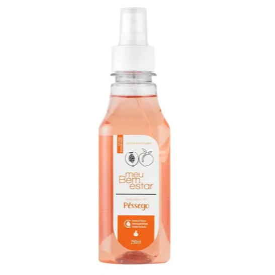 Body Splash Meu Bem Estar Aveludado Do Pessêgo 250ml Água De Cheiro Perfumação Delicada Jasmim