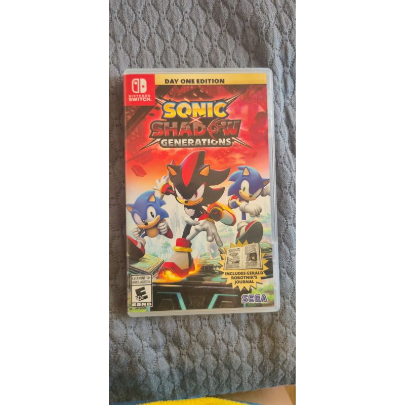 Jogo para Nintendo switch usado mídia física original Sonic Generations Shadow