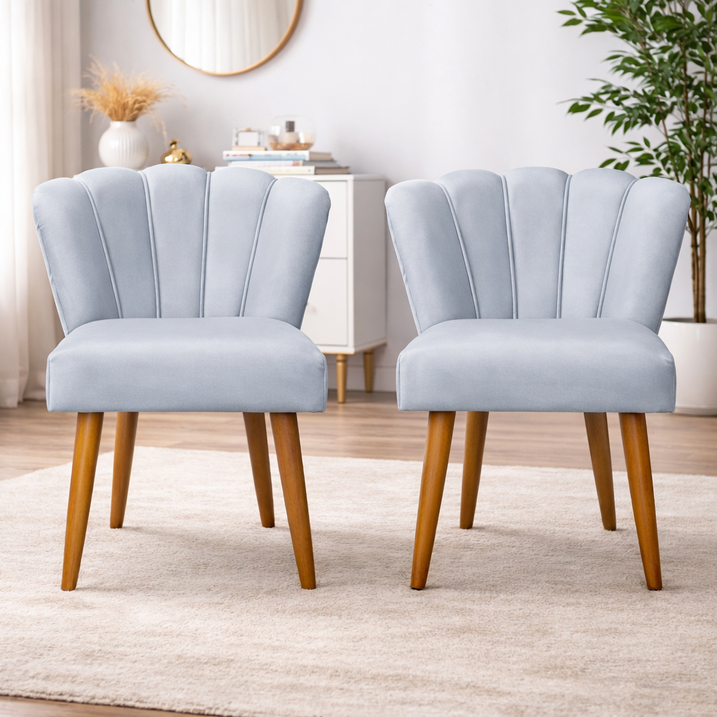 02 Cadeira Para Manicure Penteadeira Salão de Beleza Pétala em Oferta na Shopee