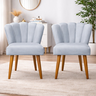 02 Cadeira Para Manicure Penteadeira Salão de Beleza Pétala em Oferta na Shopee