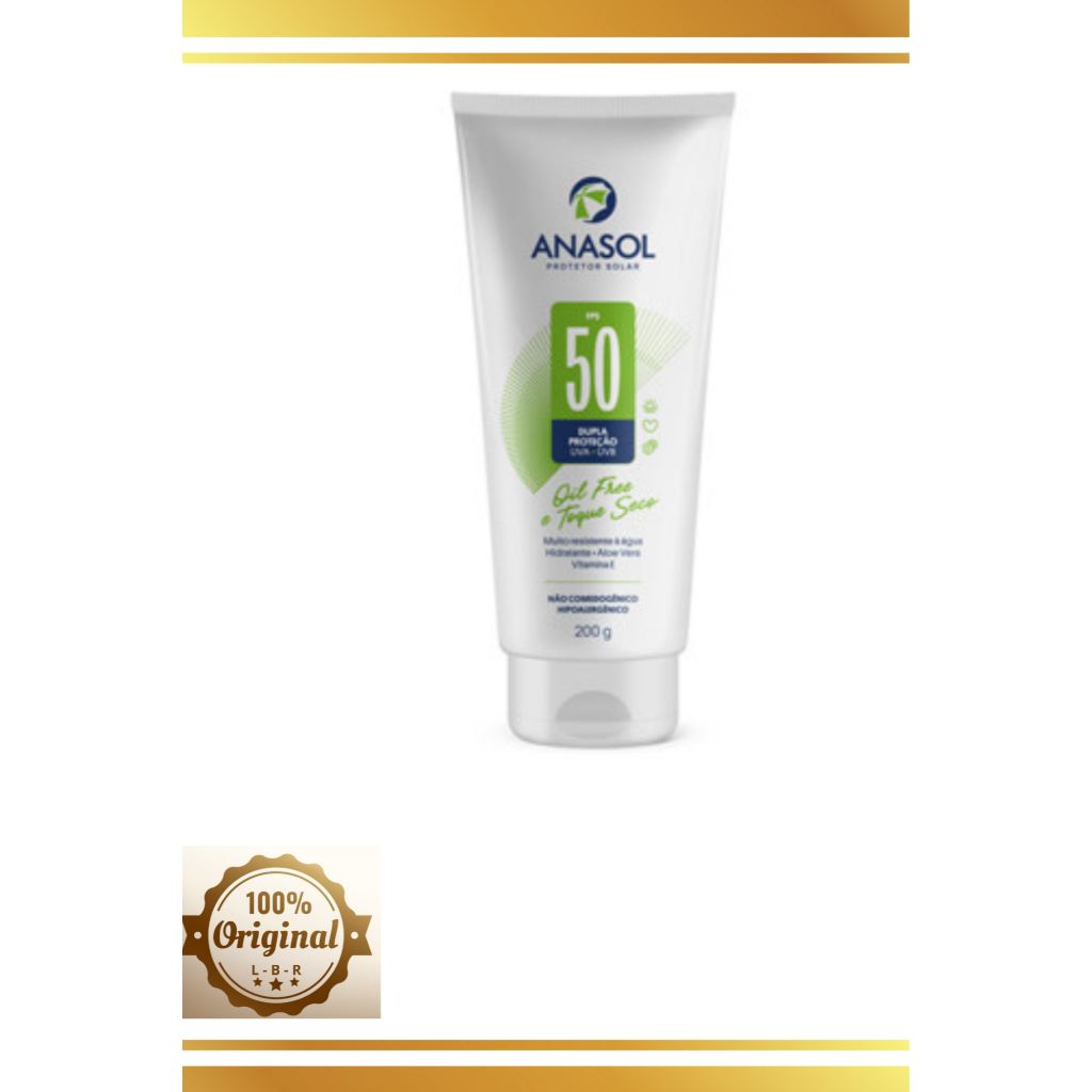 ANASOL PROTETOR SOLAR FPS 50 - LOCAO - 200 G