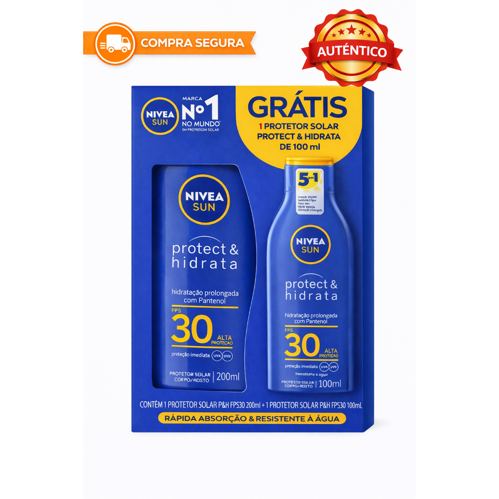 Kit Protetor Solar Nivea Sun Protect & Hidrata FPS 30 com 100ml Grátis