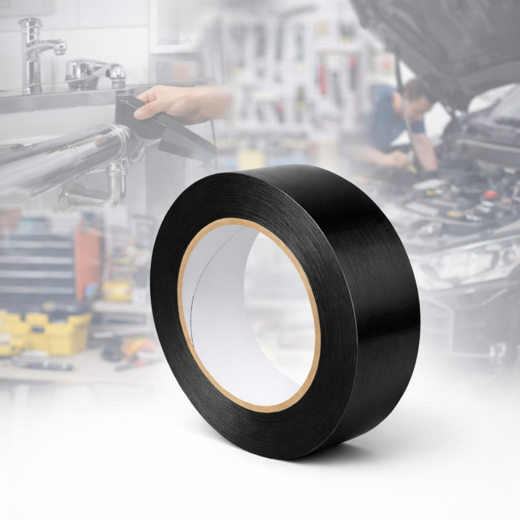 Fita Preta 50 Metros Resistente Multiuso Silver Tape Reparo Embalagem Alta Resistência Adesiva em Oferta na Shopee