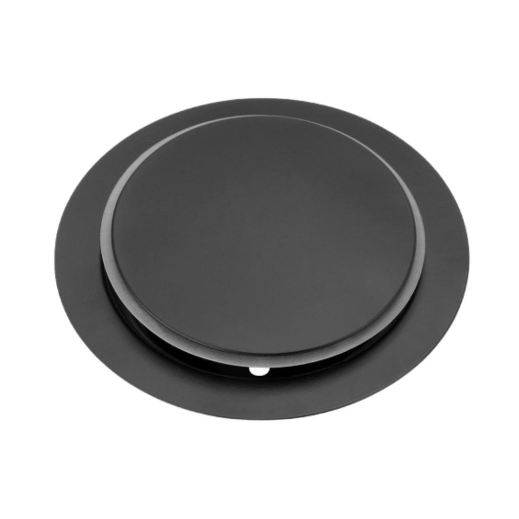 Ralo Inteligente Click Redondo Preto 10x10 15x15 Cm Inox Banheiro Lavabo Veda Cheiro