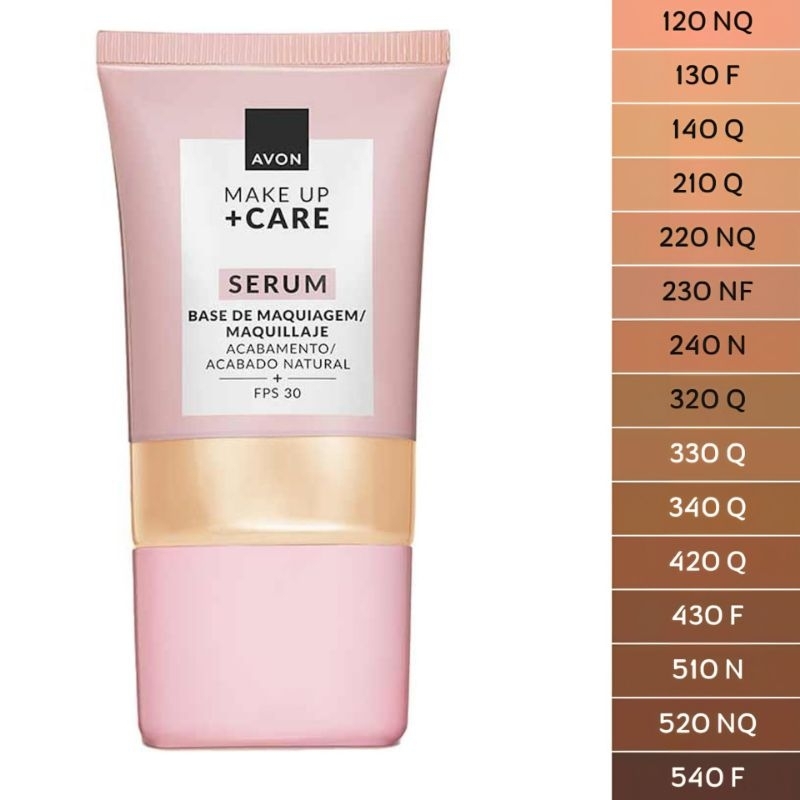 Base Sérum Avon FPS 30 - 30ml Acabamento Radiante Natural em Oferta na Shopee