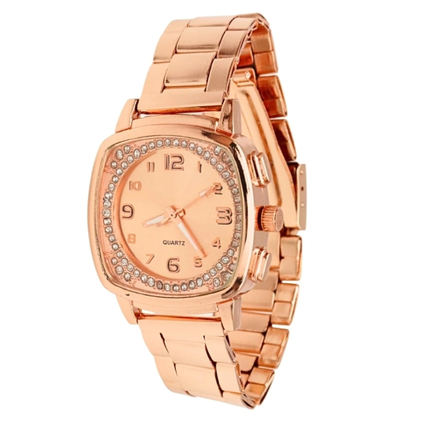 Relógio Feminino Lírio Rose Gold 35mm - XD Blogueira Elegante Premium