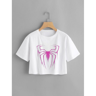 Cropped Feminino Estampado Tumblr Moda Verão Blogueira Casual Tendência 2026