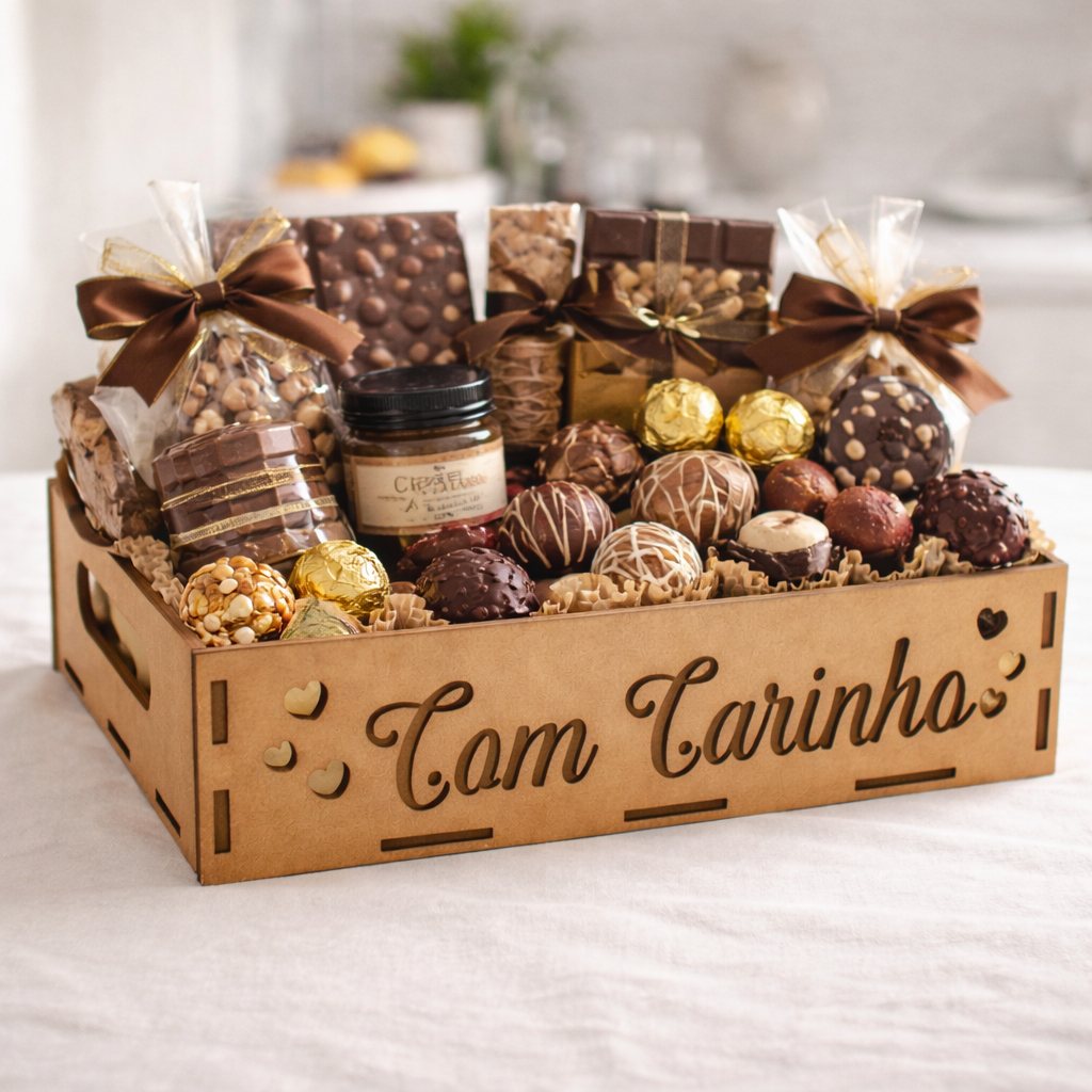 10 Bandejas Com Carinho e Coração 30x20x7 Organização Multiuso Presente Feminino Masculino Cestas Domestica Cozinha em Oferta na Shopee