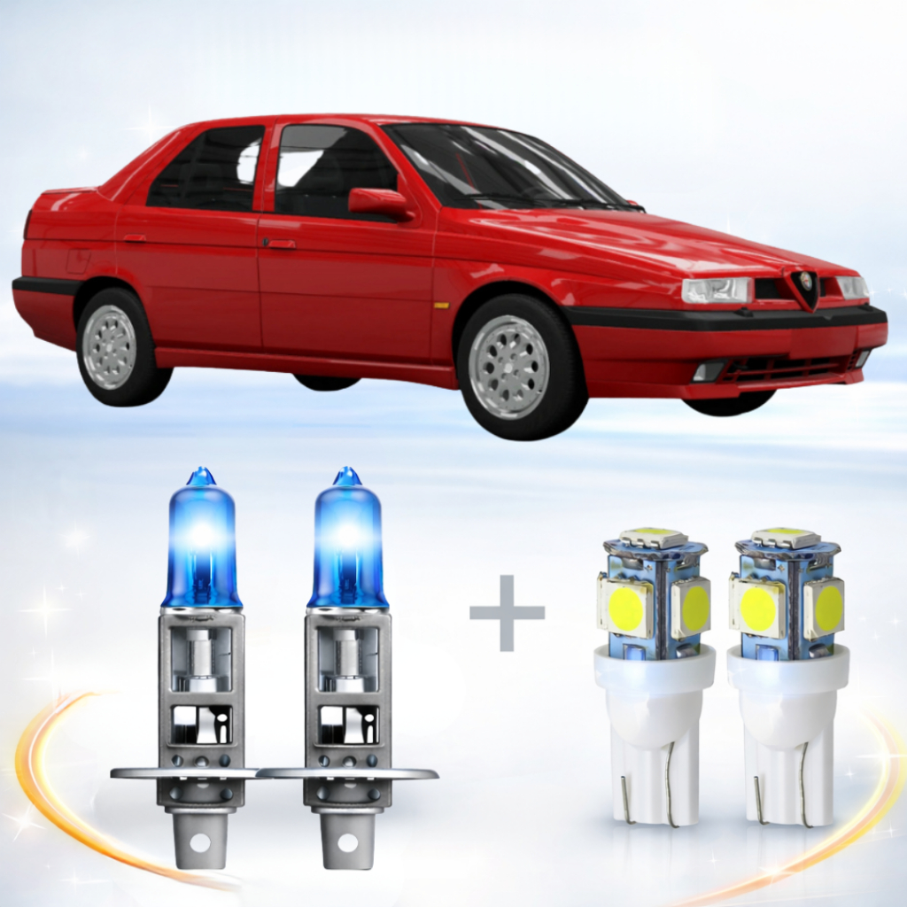 Lâmpada farol BAIXO / ALTO - SUPER BRANCA par ALFA ROMEO 155 1992 ATÉ 1998