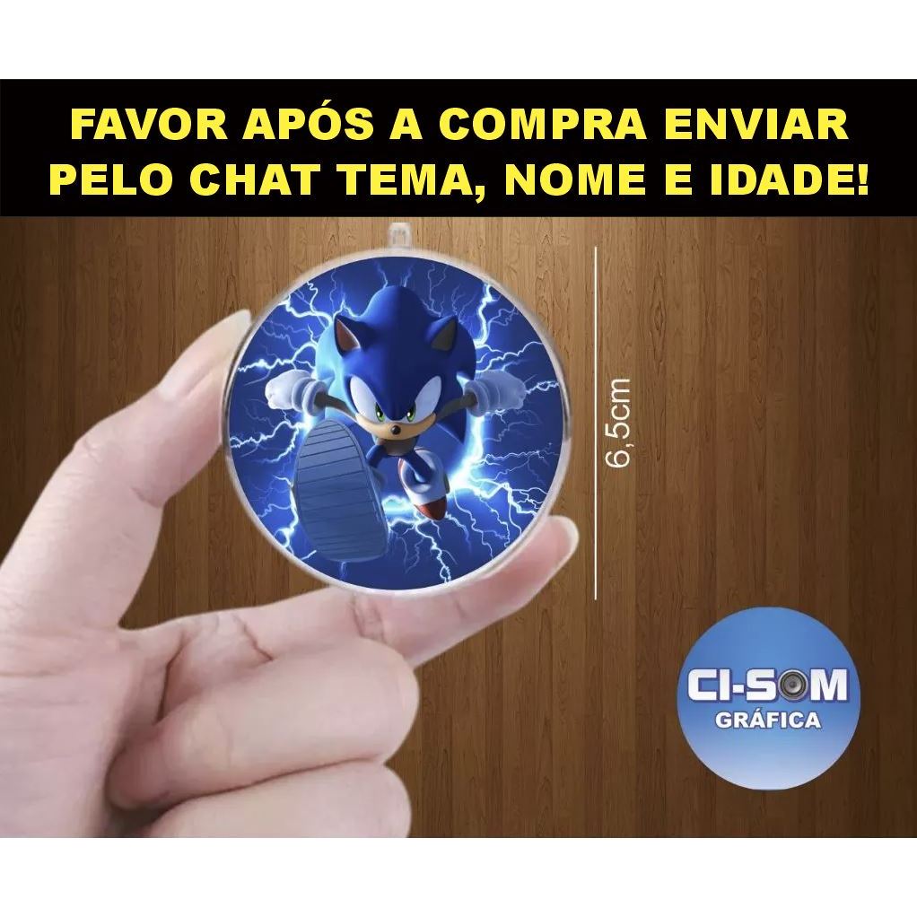 Aplique Tag para Esfera Bola Acrílica 6,5cm (TODOS OS TEMAS) em Oferta na Shopee