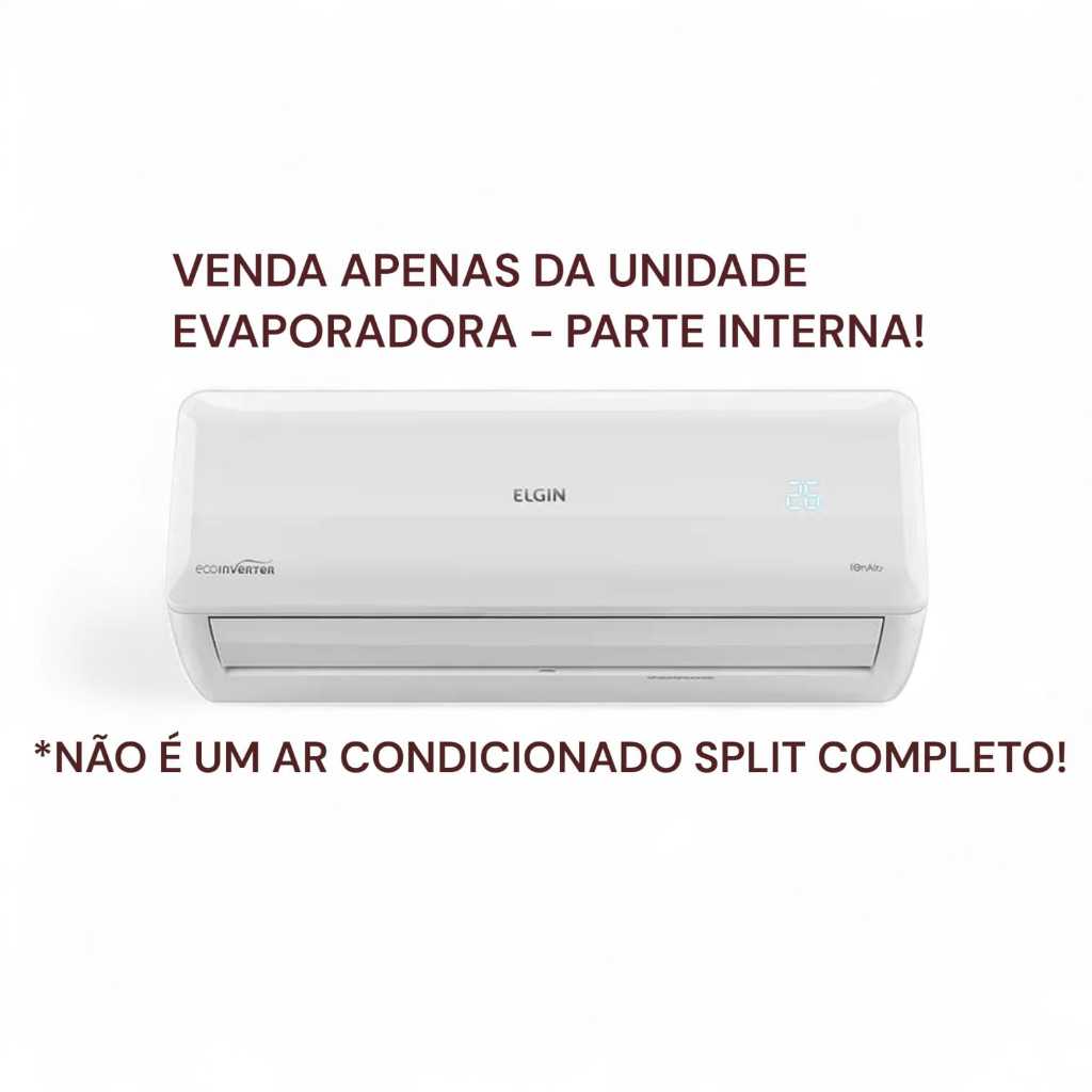 Evaporadora Split Elgin 9000 Btus Inverter FRIO 220V HVFI09B2IA AVULSA