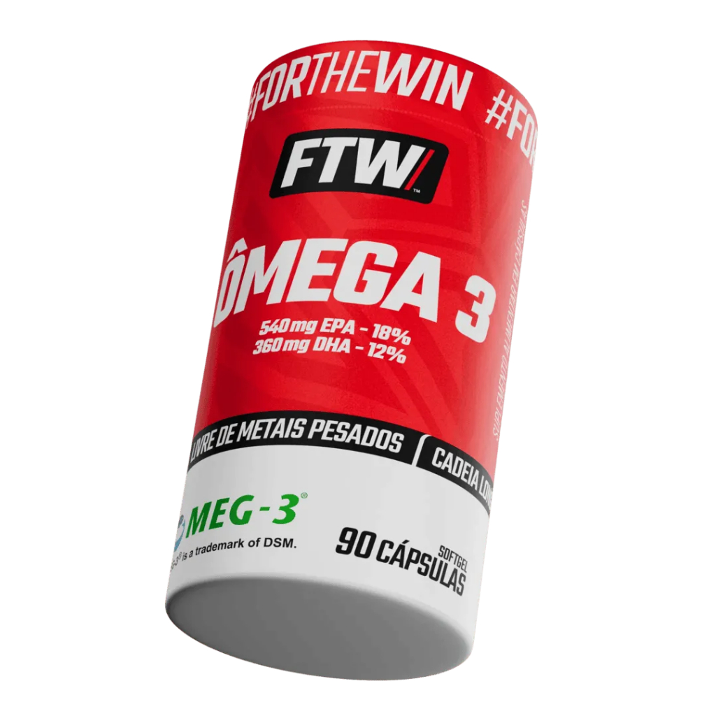 FTW Ômega 3 MEG-3 90 Cápsulas - Suplemento Alimentar com 660mg EPA e 440mg DHA em Oferta na Shopee
