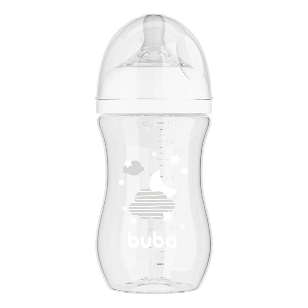 Mamadeira Easy Flow Nuvem 270ml Anticólica Buba Cor Branco Mamadeira Easy Flow Nuvem 270ml Anticólica Buba Cor Branco Ma