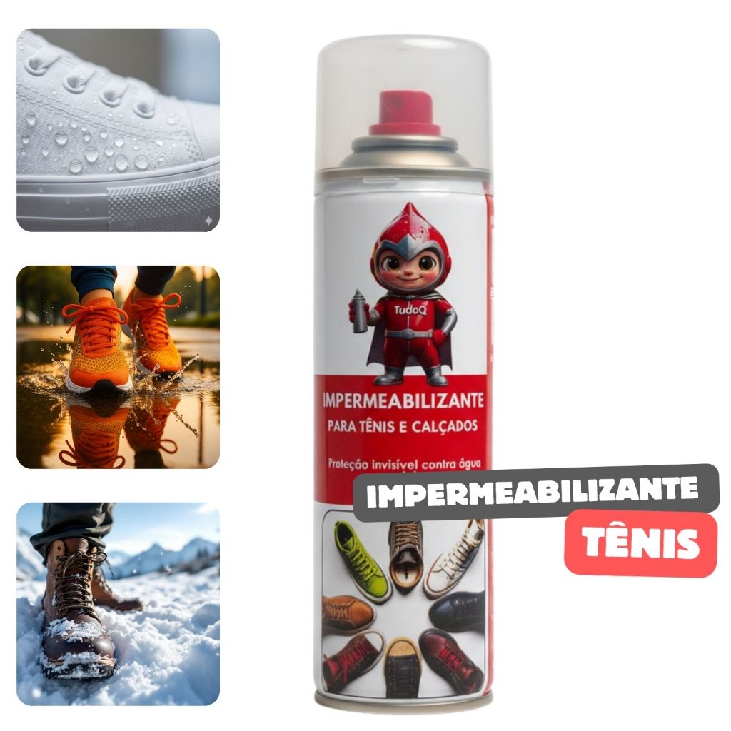 Impermeabilizante de Tênis TudoQ 300ml – Proteção contra água, suco e poeira em Oferta na Shopee