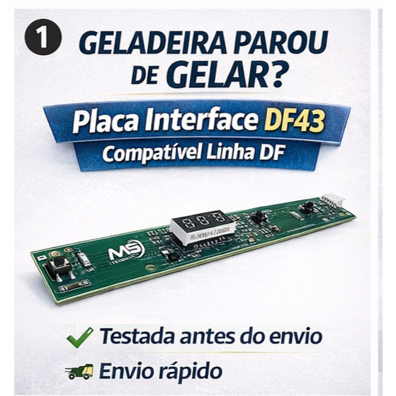 Placa Eletronica interface Resinada DF43 46 48 48 50 MS Premium Rápido entrega