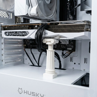 Suporte para Placa de Vídeo GPU Ajustável Universal Estilo Pilar Grego Branco em Oferta na Shopee