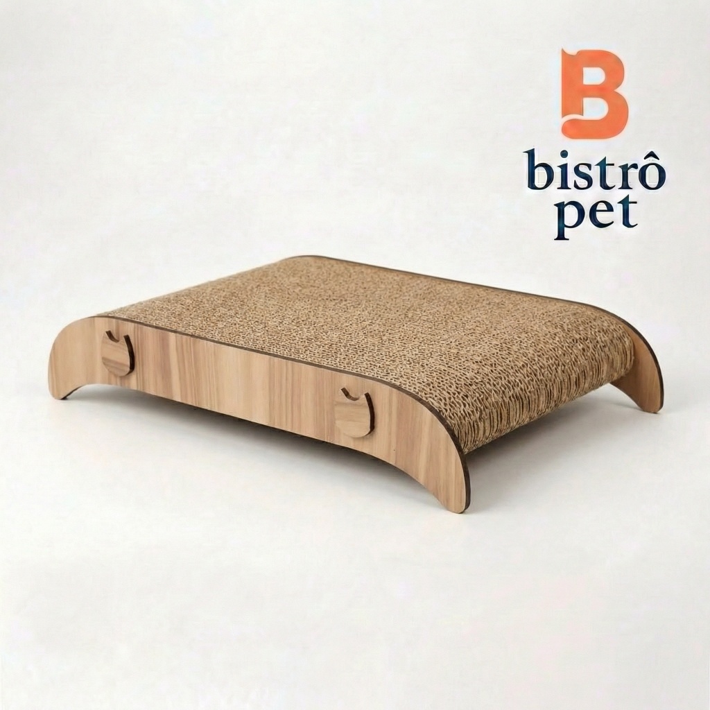 KIT Arranhador Theo em MDF  em Oferta na Shopee