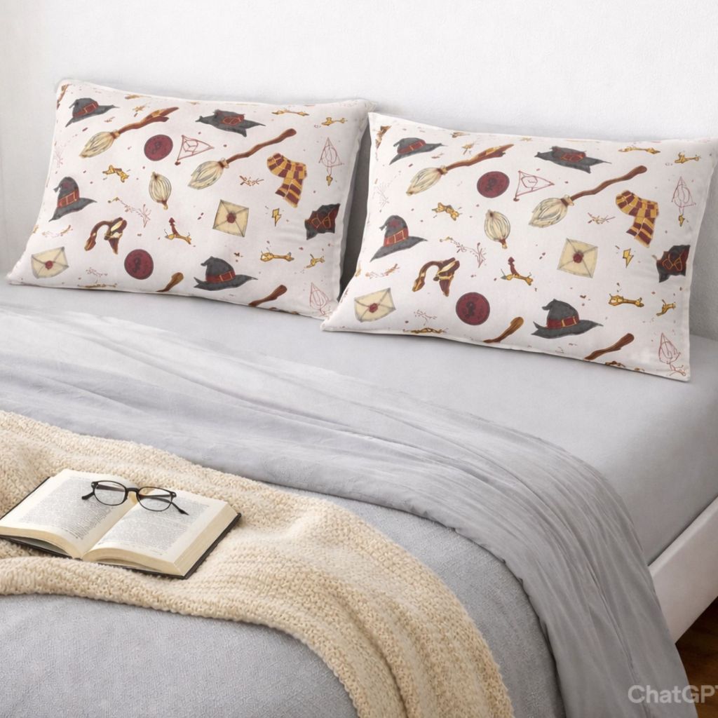 Fronha Harry Potter Capa para Travesseiro 50x70cm em Oferta na Shopee