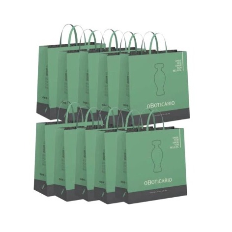 KIT com 50 Sacolas - oBoticário em Oferta na Shopee