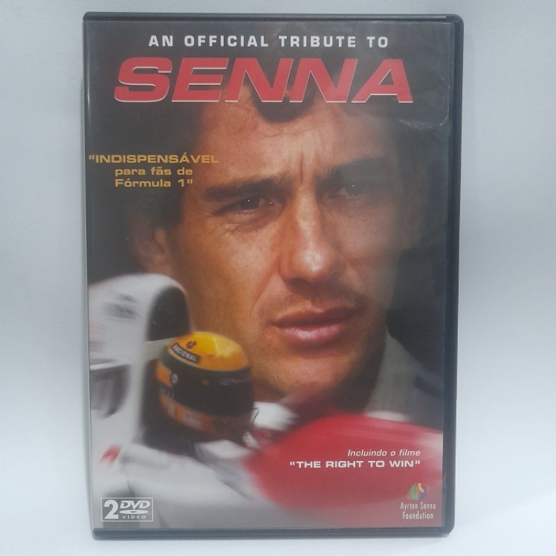 An Official Tribute to SENNA DVD Original Duplo Usado