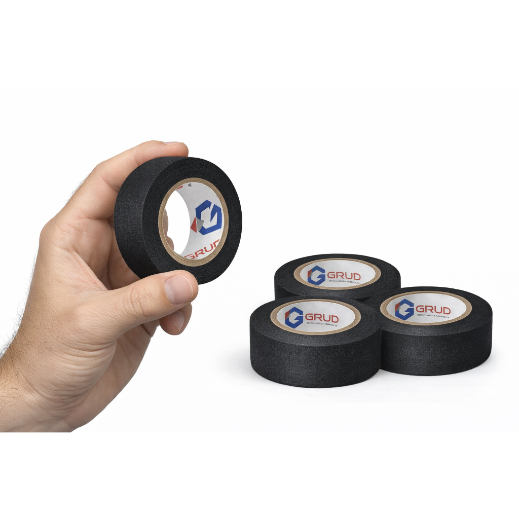 Kit 6 Fitas Isolante de Tecido Acabamento Chicote Acabamento Anti Ruído Som Automotivo 10m - Grud