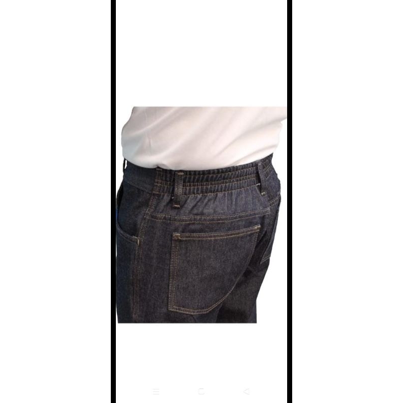 kit 05 calça pra serviço meio cós de elástico.