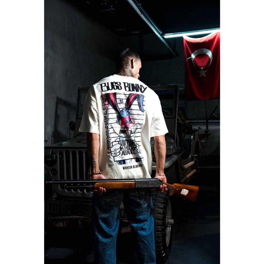 Camiseta Oversized Wantedy Buni Street Aftersoul Unissex Plus Size P ao G5 100% Algodão