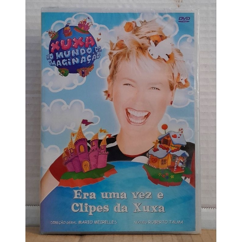 Dvd Xuxa No Mundo da Imaginação Z Era Uma Vez e Clipes da Xuxa (Novo/Original/Lacrado)