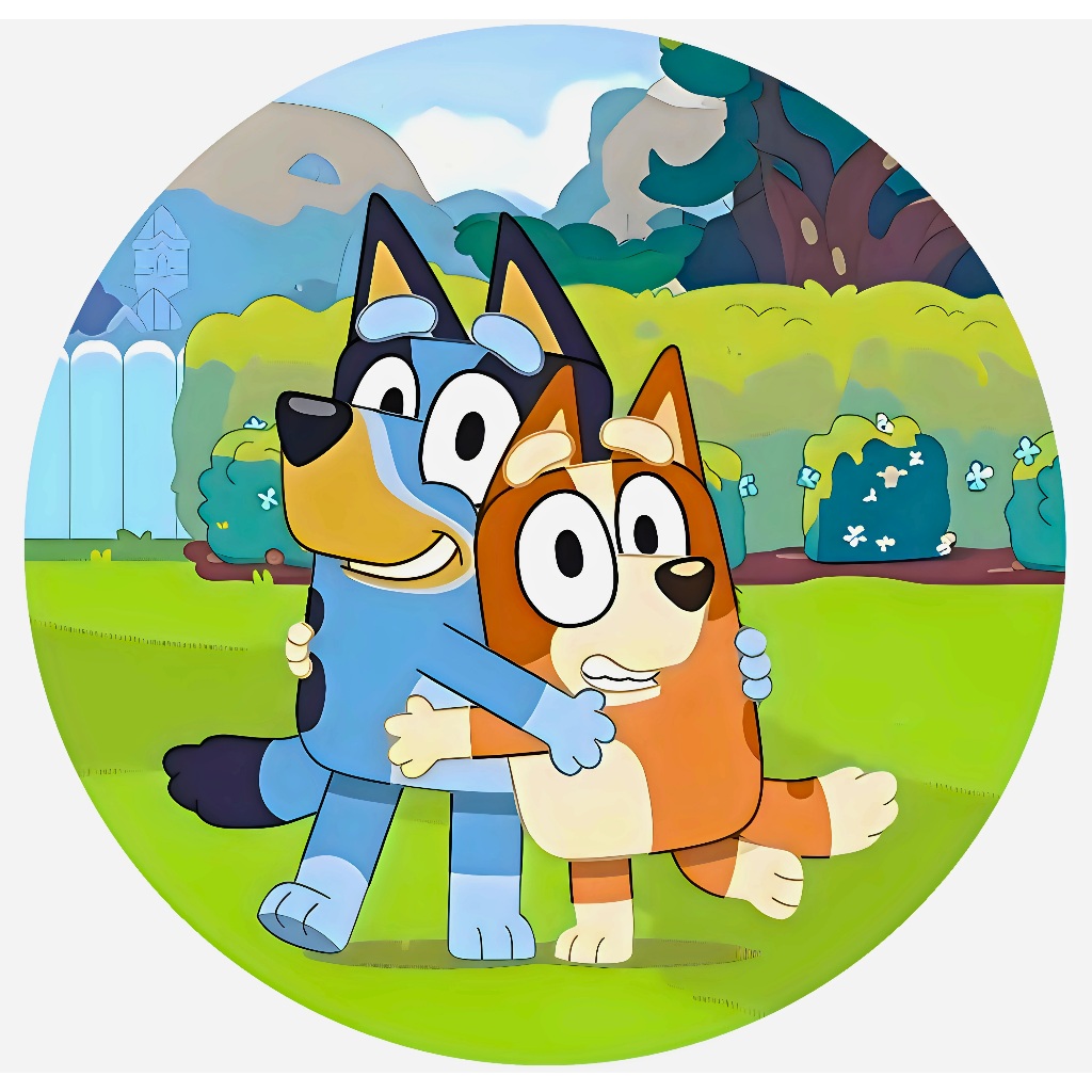 15 Apliques Tag Redonda para Esfera Acrílica Bluey e Bingo Bola de Acrílico Decoração Festa 1 em Oferta na Shopee