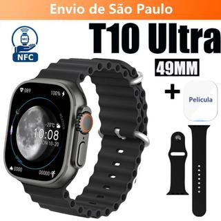 Smartwatch Série 10 T10 Ultra NFC com Monitoramento de Frequência Cardíaca (2026)
