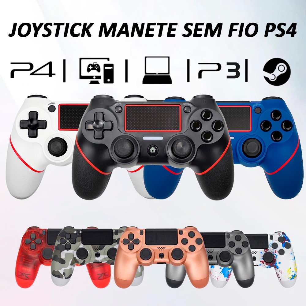 Controle sem fio Playstation4 Ps4 Play4/PC/Android em Oferta na Shopee