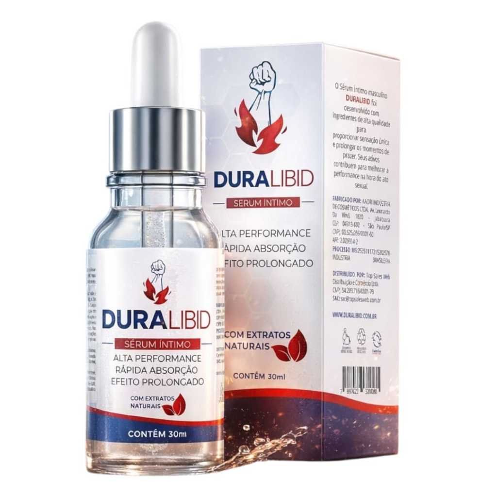 DuraLibid 30ml Sérum Alta Performance Efeito Prolongado Ingredientes Naturais Original DuraLibid 30ml Sérum Alta Performance Efeito Prolongado Ingredientes Naturais Original