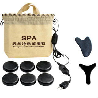 Kit Para Spa Em Casa - Pedras Quentes + Bolsa Termica em Oferta na Shopee