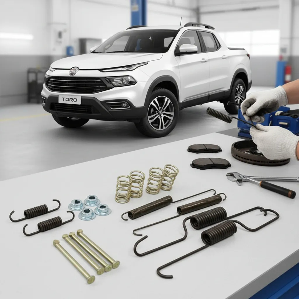 Kit Reparo Sapata Freio Fiat Toro Diesel Traseiro