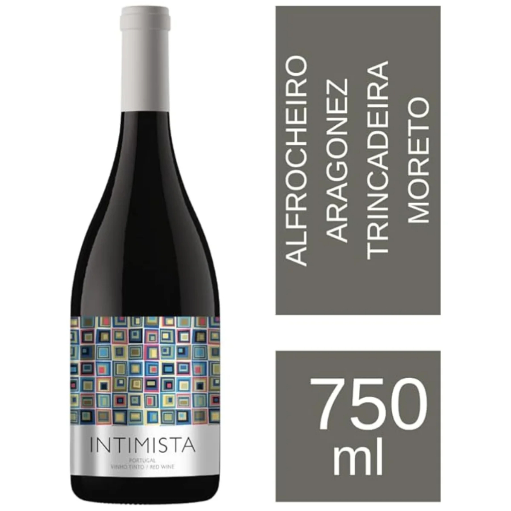 VINHO TINTO SECO PORTUGUÊS INTIMISTA 750ML em Oferta na Shopee