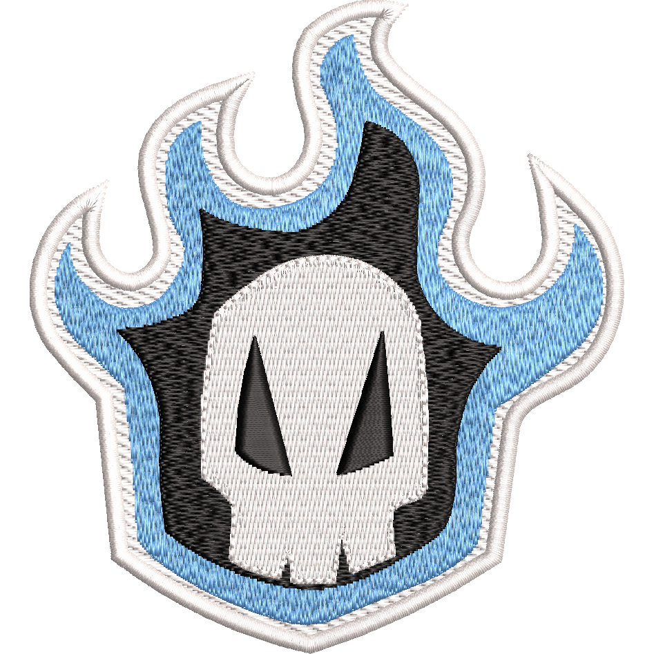patch bordado anime bleach shinigami termocolante